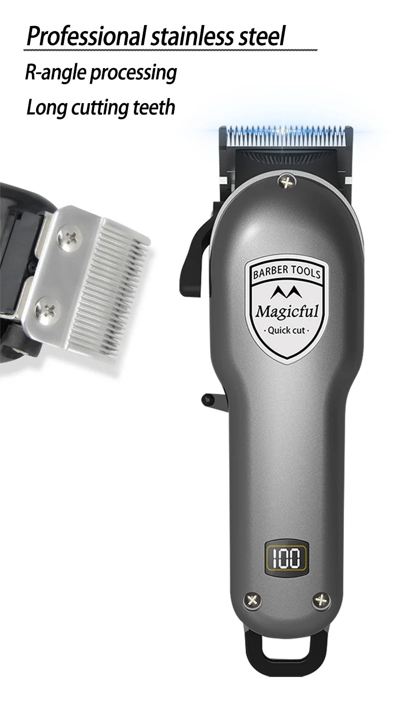 Hair Clipper Hair Trimmer For Men Rechargeable Trimmer