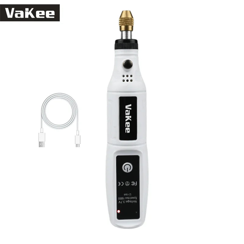 Mini Electric Drill USB Rechargeable Cordless Engraving Pen