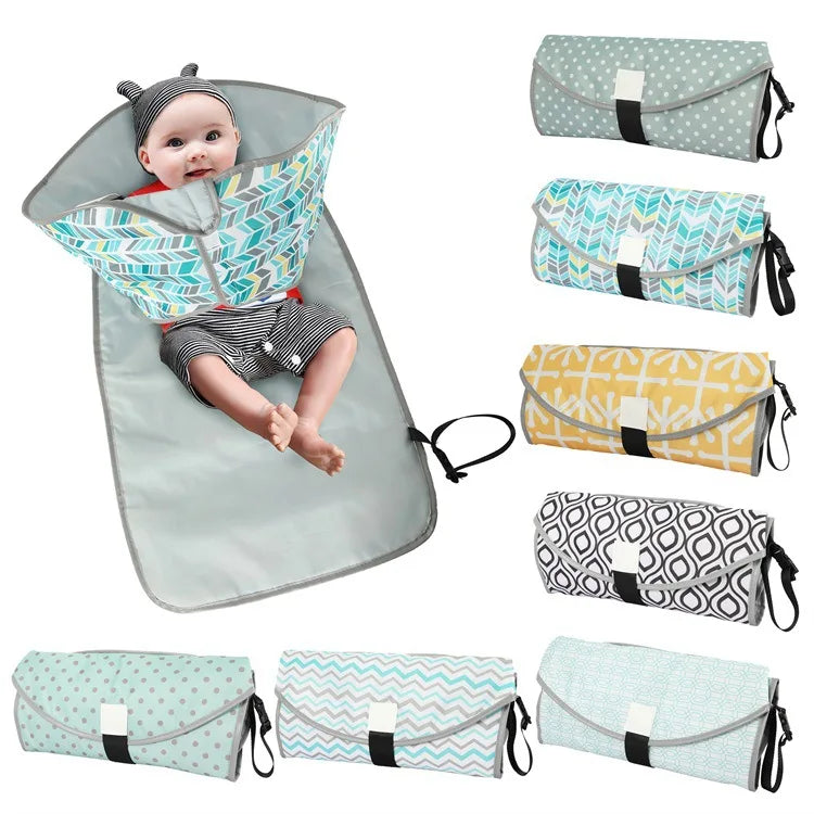 Portable Foldable waterproof Baby changing diaper mat