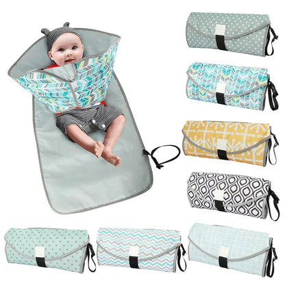 Portable Foldable waterproof Baby changing diaper mat