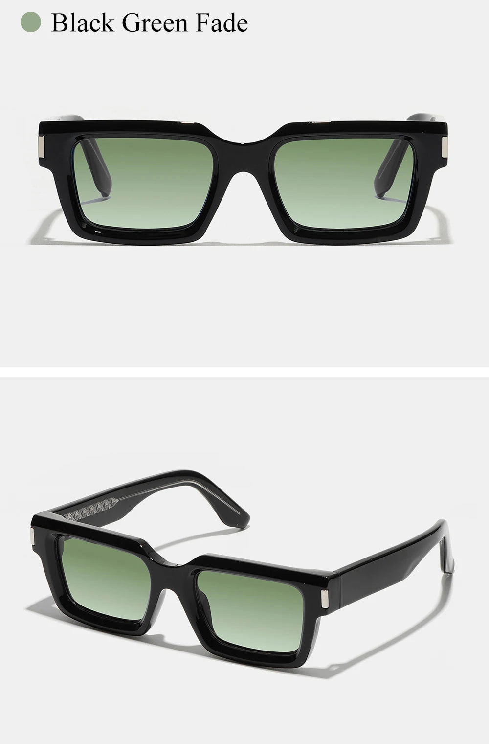 Ruiao retro black designer sunglasses vintage eyewear