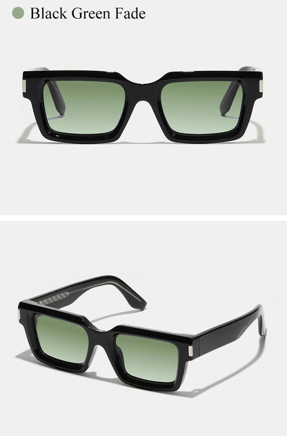 Ruiao retro black designer sunglasses vintage eyewear