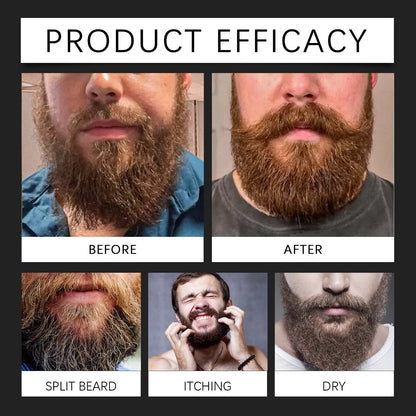 Natural Plant Extract Hair Care Set For Men 2in1 Beard Care