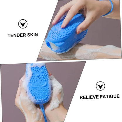 Double Side Silicone Bubble Bath Body Brush