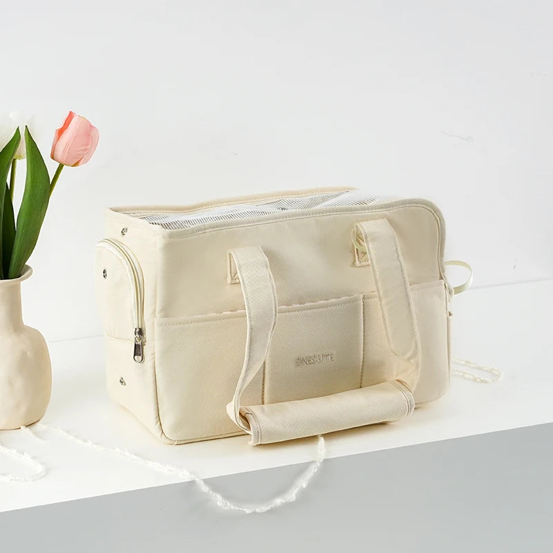 Pets Go Out and Pack Puppies. Portable One-Shoulder Bags