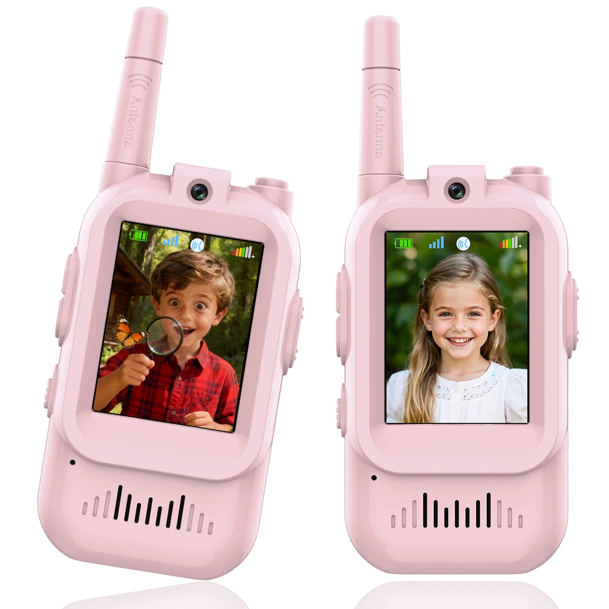 Children's Video Walkie Talkies 2 Pack Rechargeable
