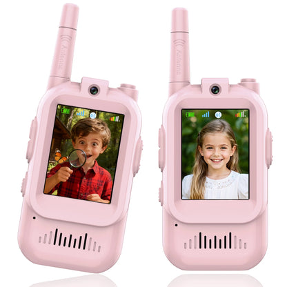 Children's Video Walkie Talkies 2 Pack Rechargeable