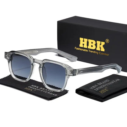 HBK New Fashion Sunglasses men Vintage Square