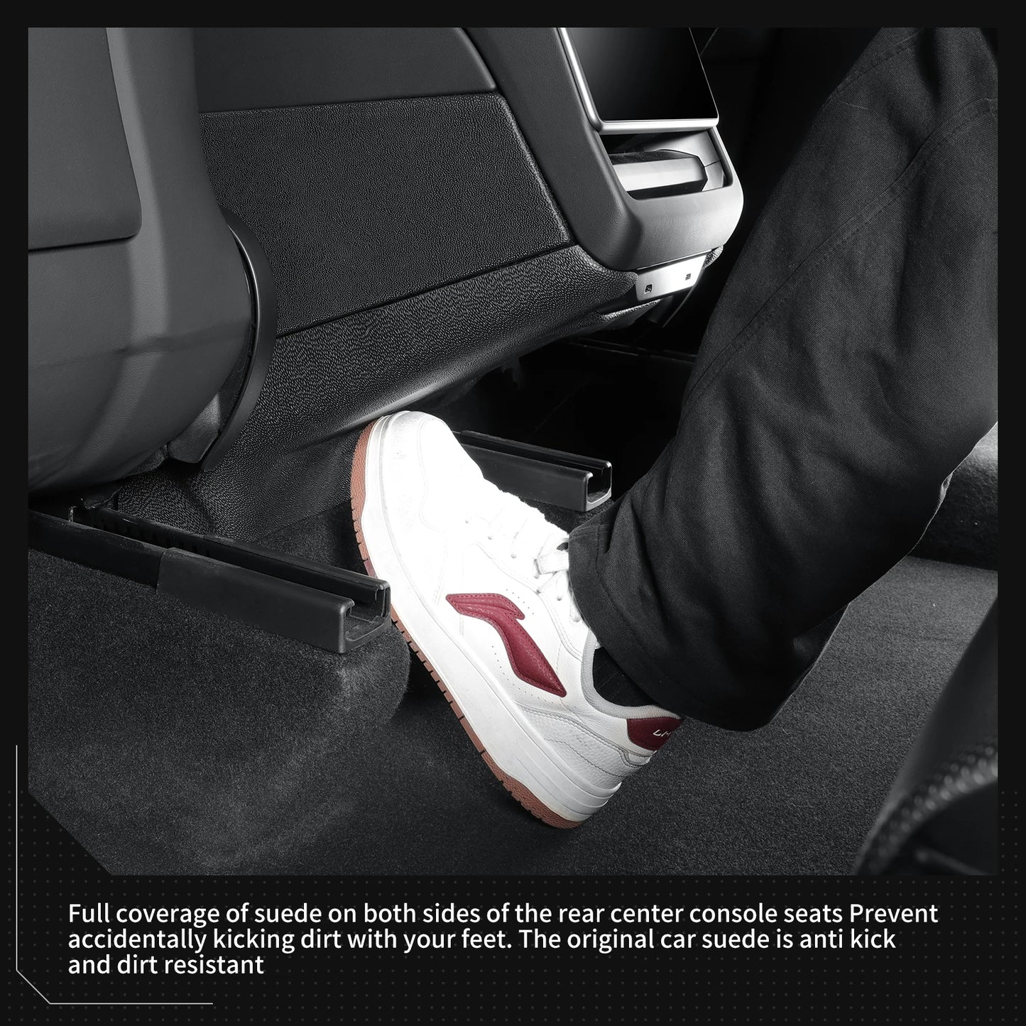 Car Central Control Side Anti Kick Pad Air Outlet