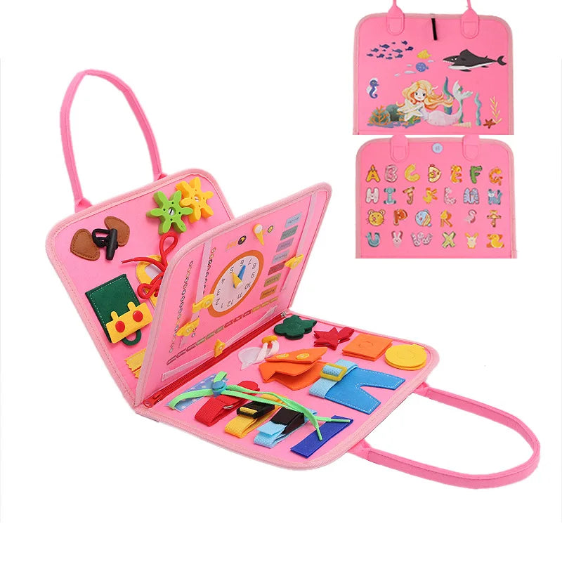 Sensory Play Board Busy Board Montessori Leaning Toys