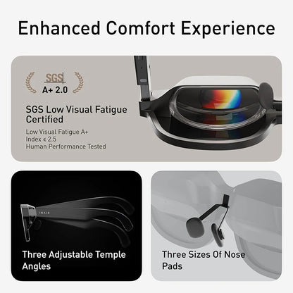 INAIR 2 PRO AI Smart AR Glasses | Reality/Virtual Switch
