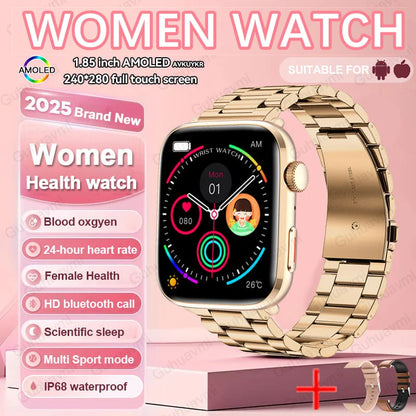 New Women Men AI Smart Diagnosis Watch HRV+PPG Blood Pressure