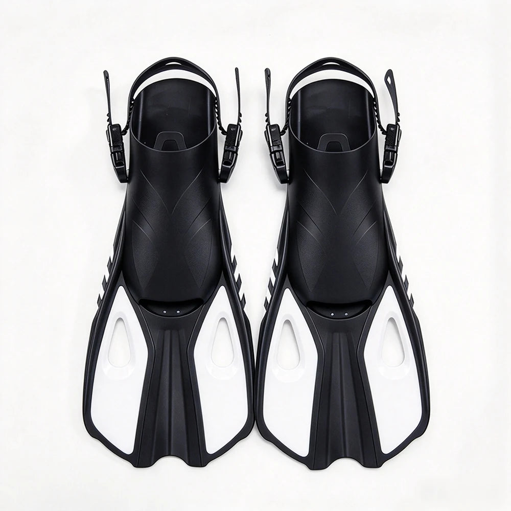 Snorkel Fins Swim Flippers Short Diving Frog Shoes Duck Webs