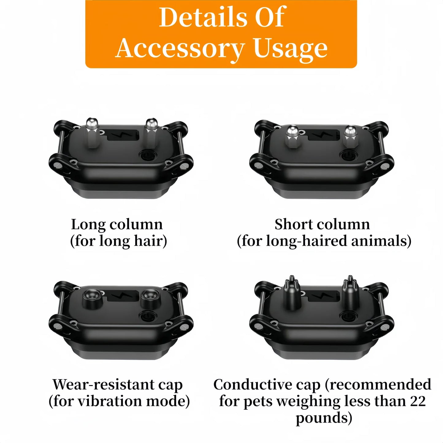 Electric Dog Training Collar Waterproof Dog Bark Collar