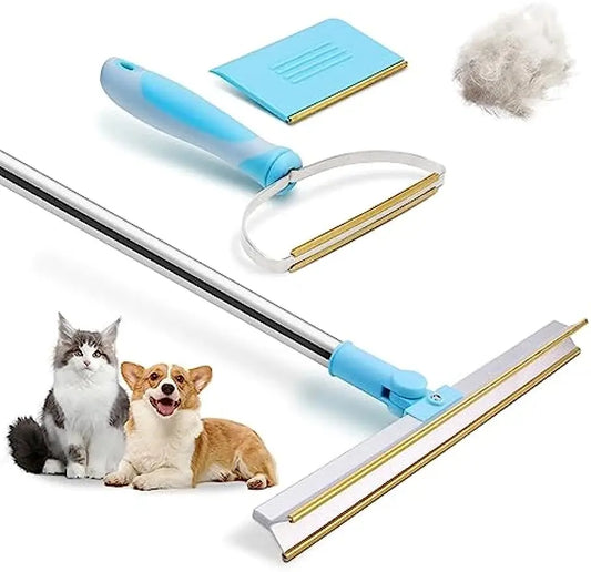 Carpet Rake Pet Hair Remover Set Pet Hair Removal Tool