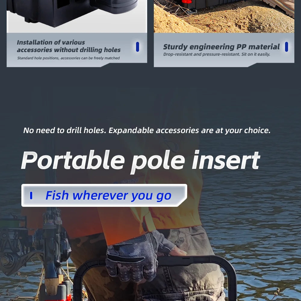 Fishingfans Fishing Box Organizer Multi-function Lure