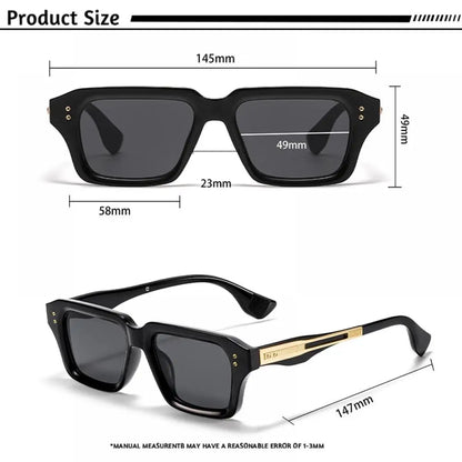 New Men's Square Sunglasses Premium PC Frame Eyewear