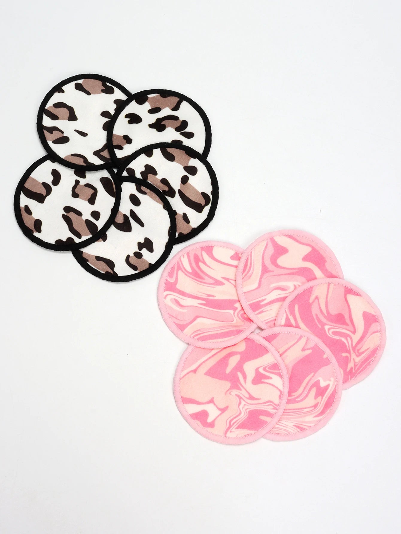 10Pcs Makeup Remover Pads Can Be Soaked in Water