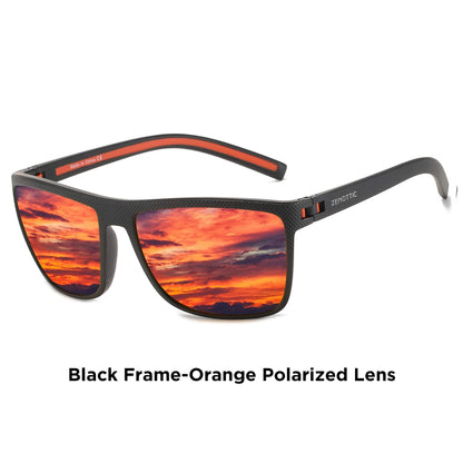 Polarized Sunglasses for Men Lightweight TR90 Frame