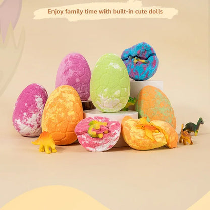 6PCS Children's Dinosaur Egg Bomb Bath Salt Balls Fun