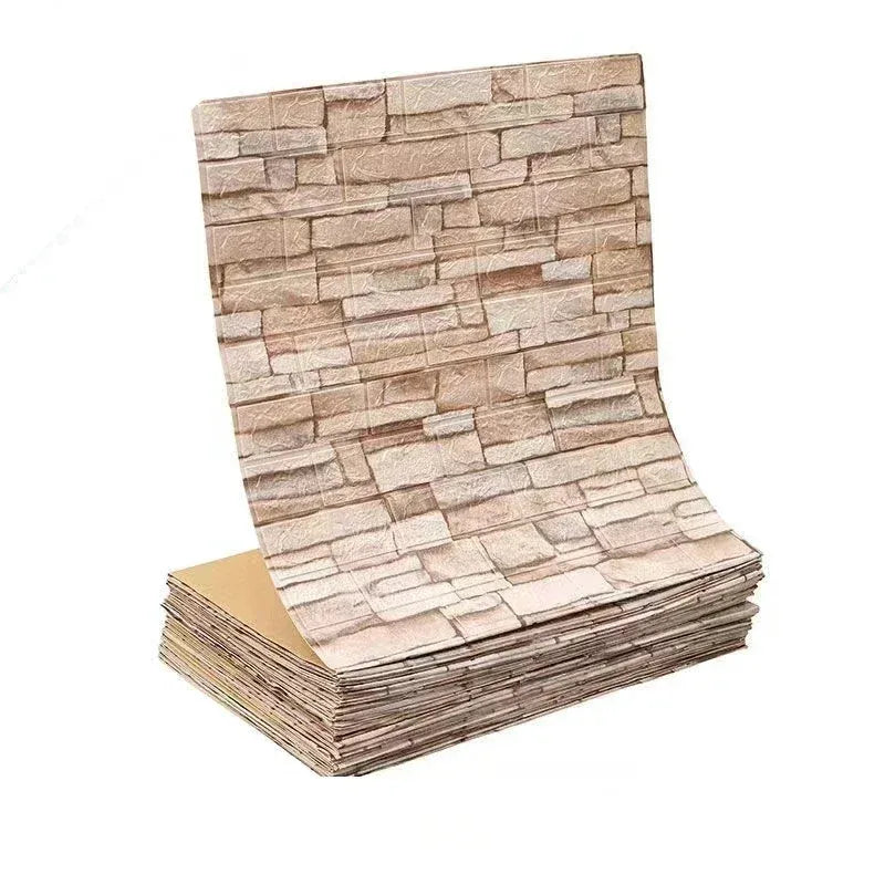 3D Self-Adhesive Wallpaper 70cm*1/5/10m Continuous Waterproof