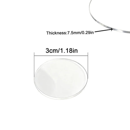 Clear Round Acrylic Sheets Transparent Plexiglass Discs