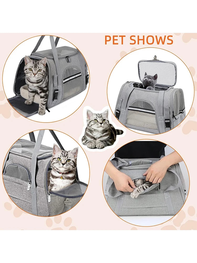 Pet Carrier Bag Airline Approved Up for Cats and Dog Carrier