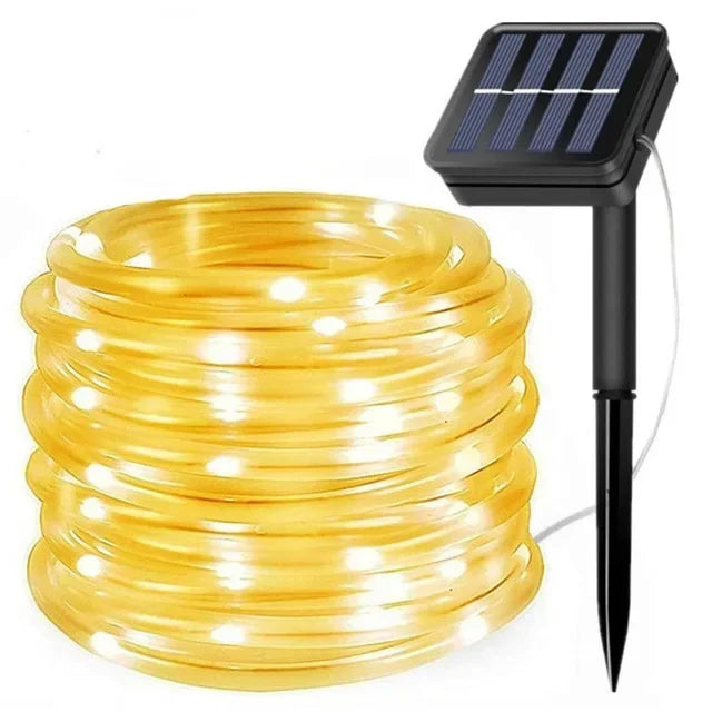 300LED Solar Rope Strip Light Outdoor Waterproof Fairy Light