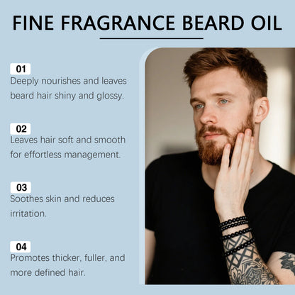 Cedar-Scented Men's Beard Oil–Deep Nourishment