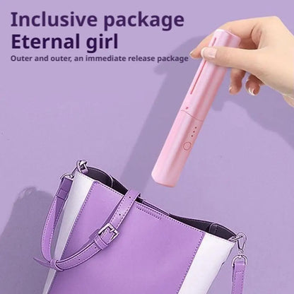 Mini Wireless Hair Straightener - Rechargeable Styling Tool