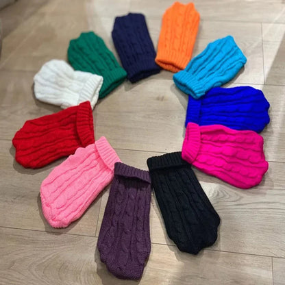 Dog Winter Clothes Knitted Pet Clothes Pet Sweater