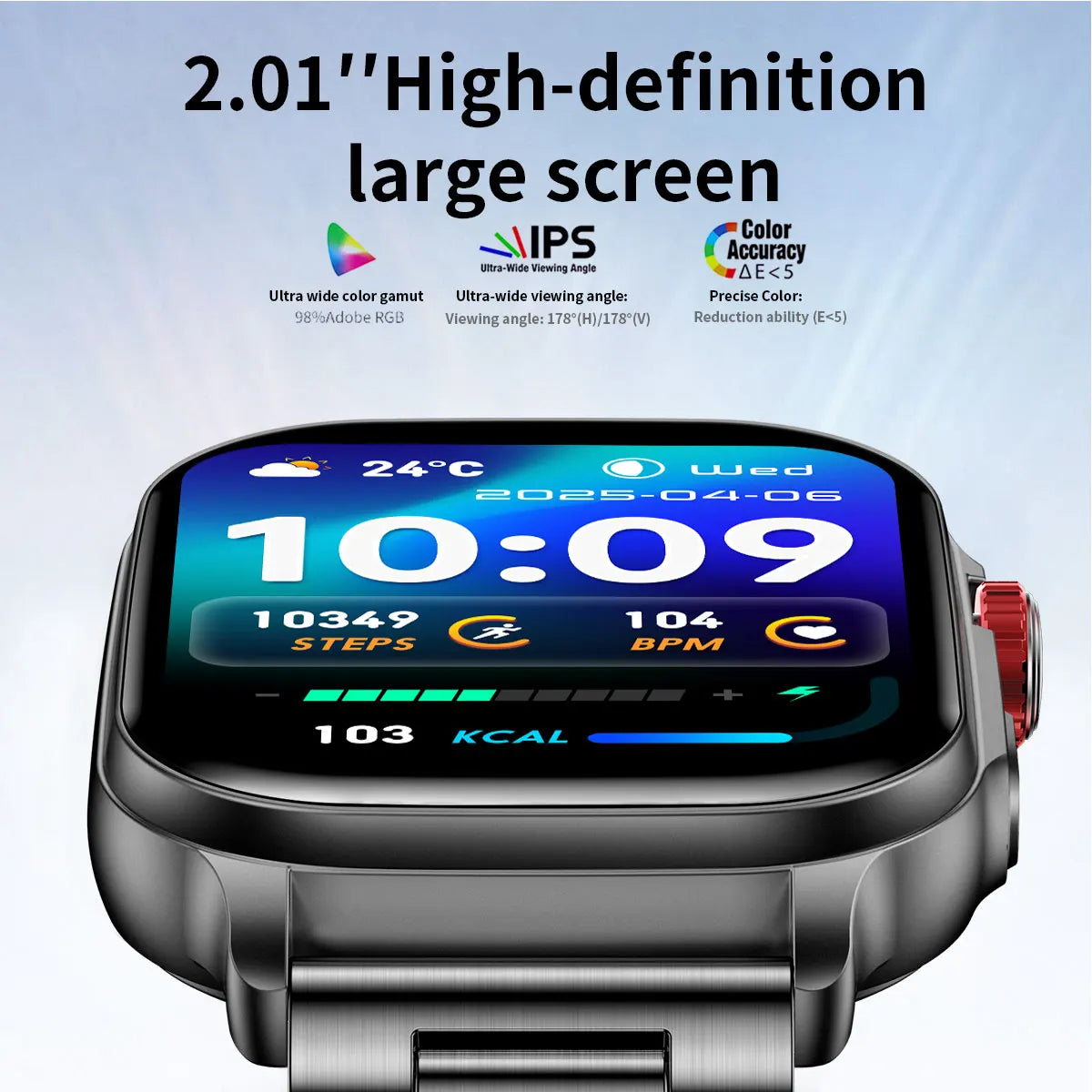 LIGE New Built-in 1400mAh Super Large Battery Smart Watch