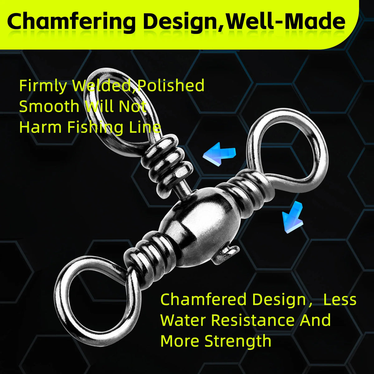 Fishing Crossline Swivels Brass for Catfish Surf Rigs