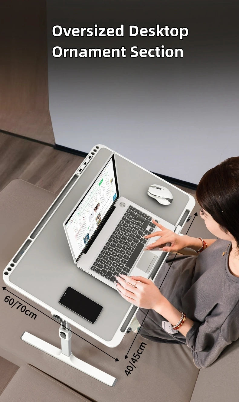 Adjustable Laptop Bed Tray Table Portable Standing Desk