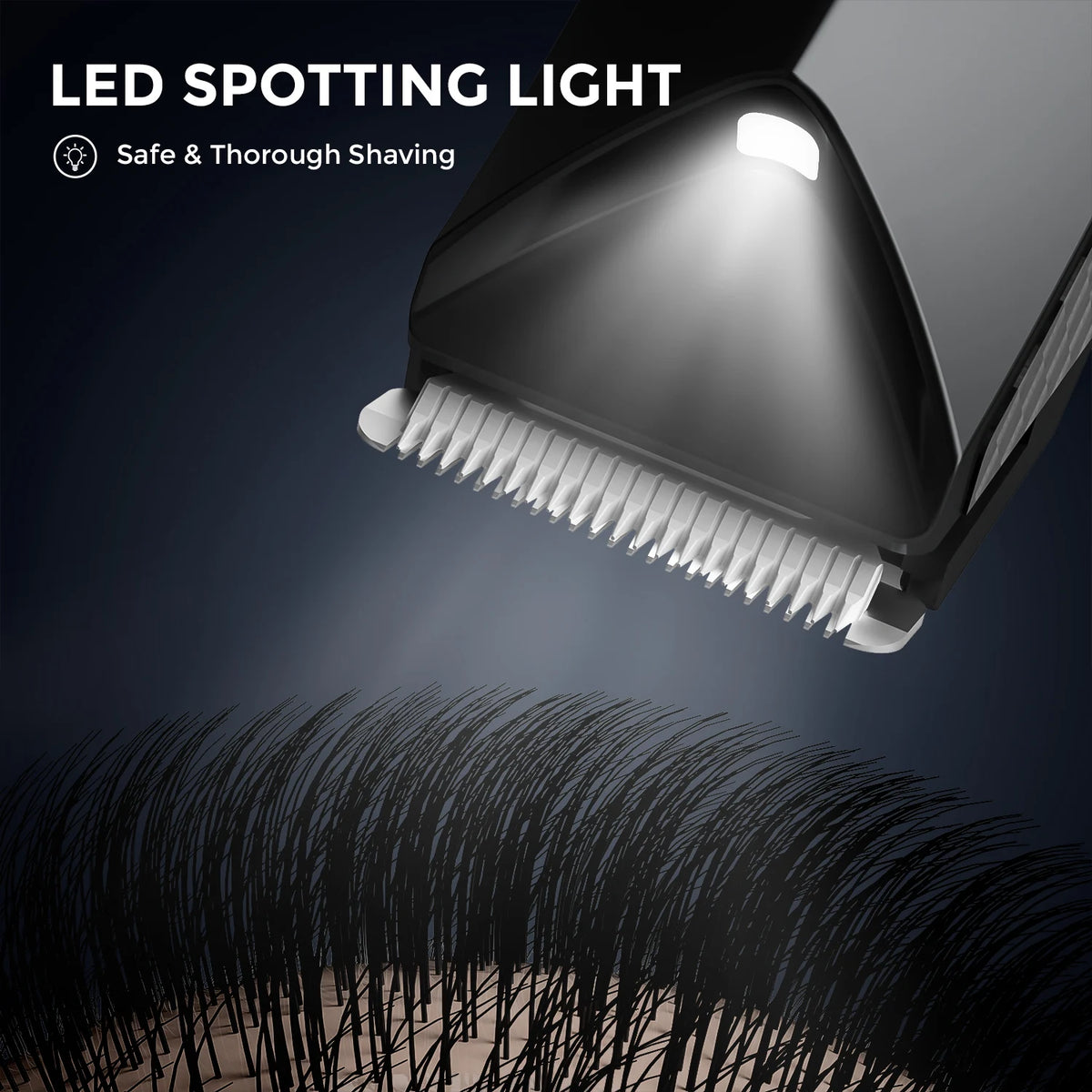 Body Hair Trimmer for Men Hair Trimmer with LED Light