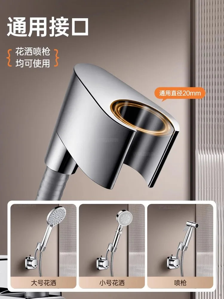 360° Adjustable Non Punching Bathroom Shower Stand