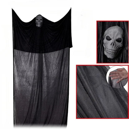 3.5M Halloween Hanging Skull Ghost Haunted House Decoration With LED