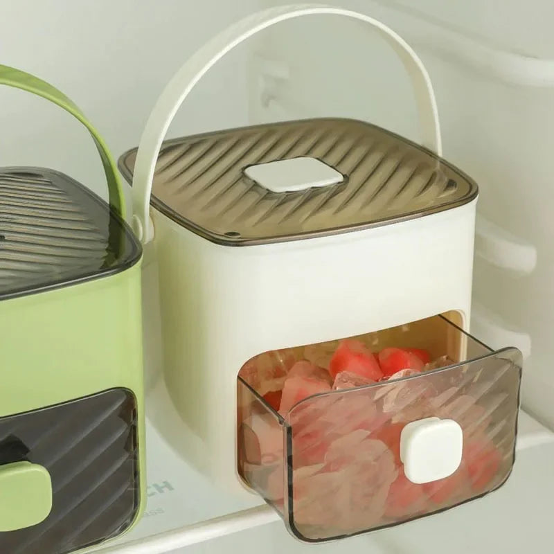 48 Grid Ice Cube Mold Reusable Refrigerator Ice Maker One-touch