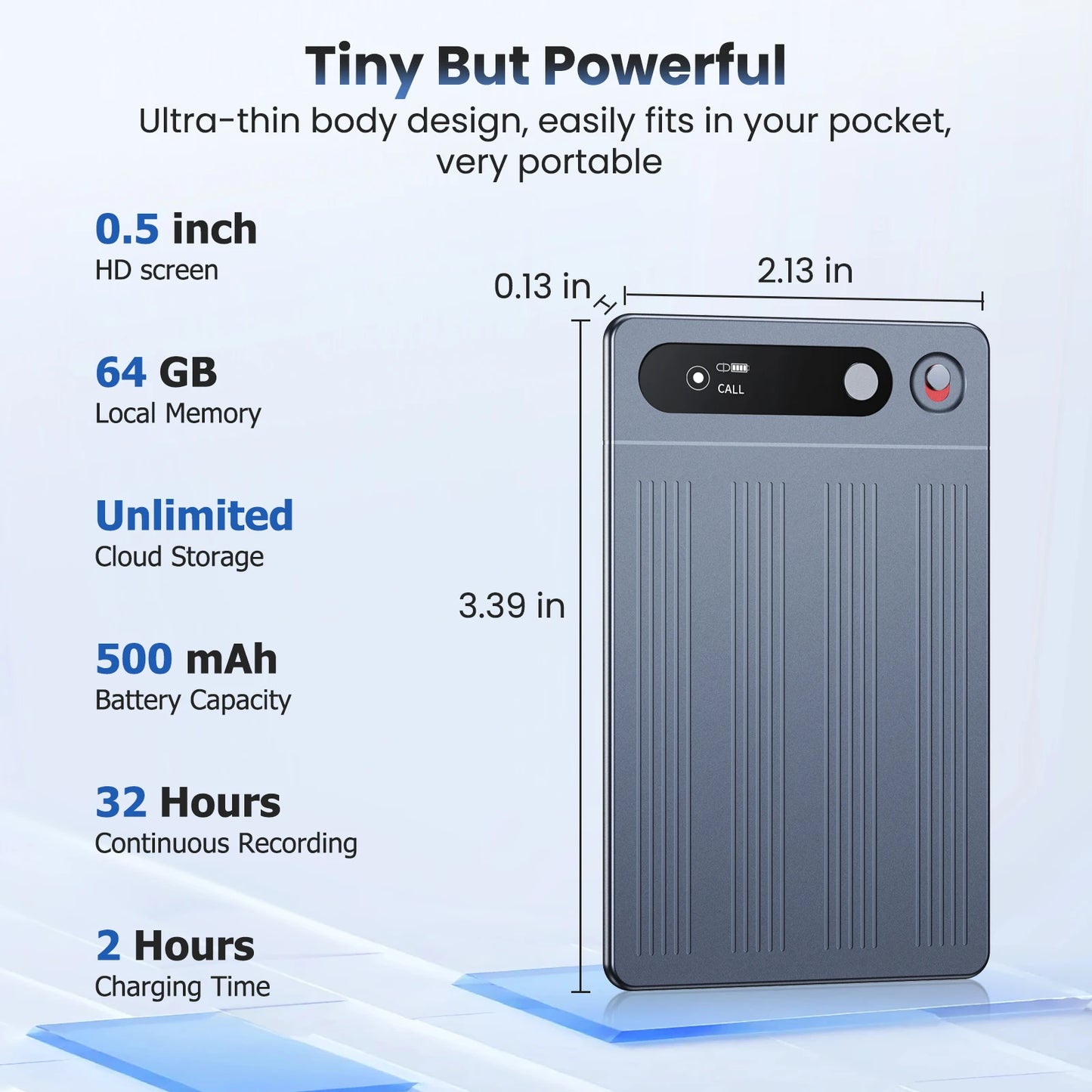 AI Voice Recorder with App Control Utilizing Advanced AI