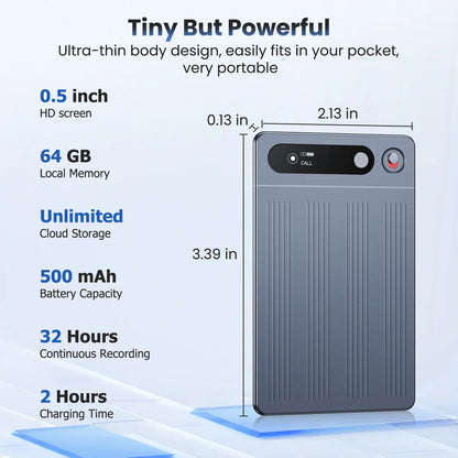 AI Voice Recorder with App Control Utilizing Advanced AI