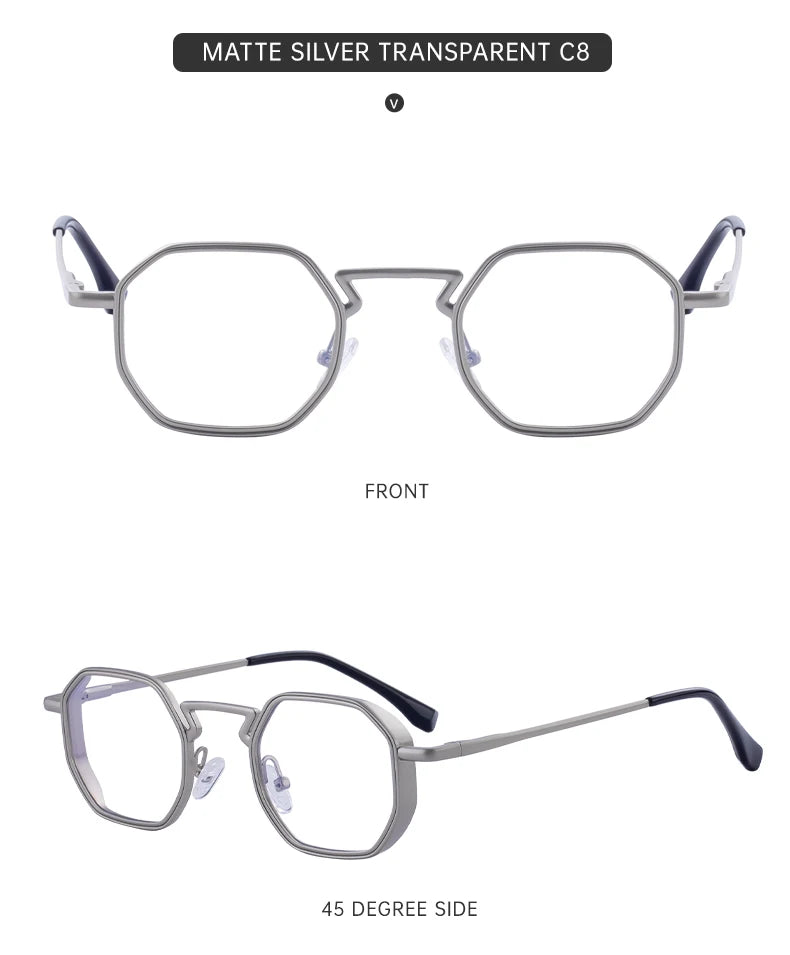 Small Frame Hexason Steampunk Sunglasses Men