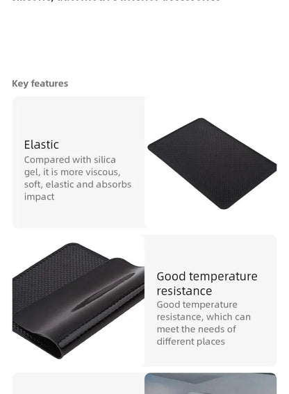 Car Non Slip Mat Sticky Anti Slip PVC Pads Heat Resistant