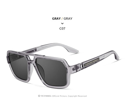 New Arrival Square Sunglasses TR90 Frame Glasses Photochromic