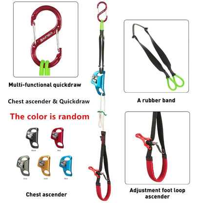 Outdoor Rock Climbing Ascender A Special Foot Strap