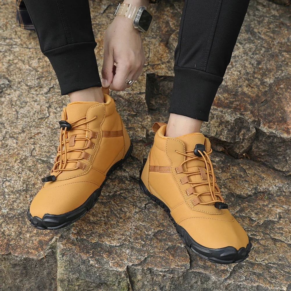 Men Plush Winter Boots Shoes Women Waterproof Snow Cotton Boots