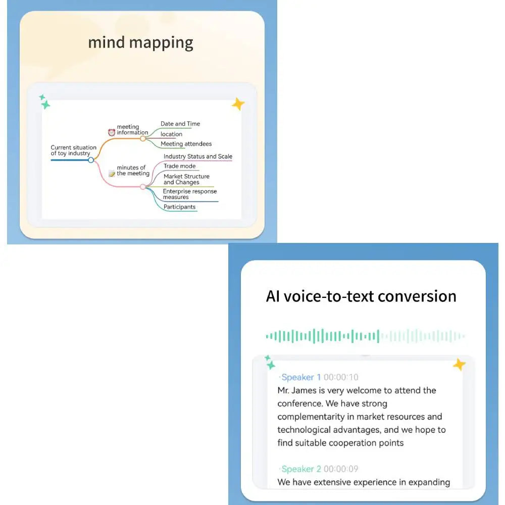 AI7 AI Voice Recorder AI Notetaking Device for Meetings Lectures