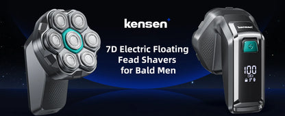 S32 Electric Head Shaver for Men 7D Floating Cutter USB-C Rechargeable