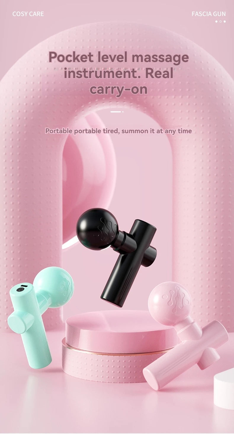 New USB Mini Massage Gun Fascia Machine Muscle Relaxation