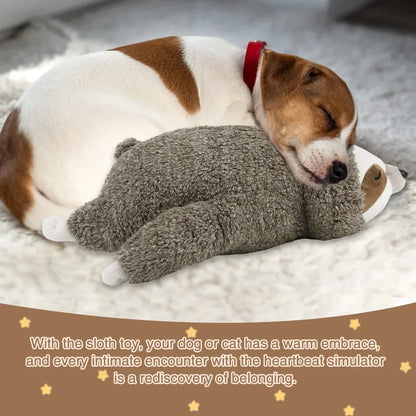 Dog Christmas Gift Forest Sloth Puppy Heartbeat Toy