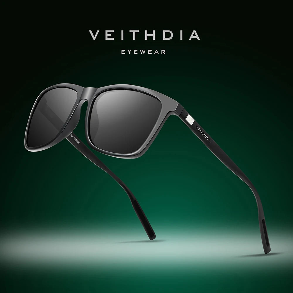 VEITHDIA Brand Sunglasses Unisex Retro Aluminum+TR90